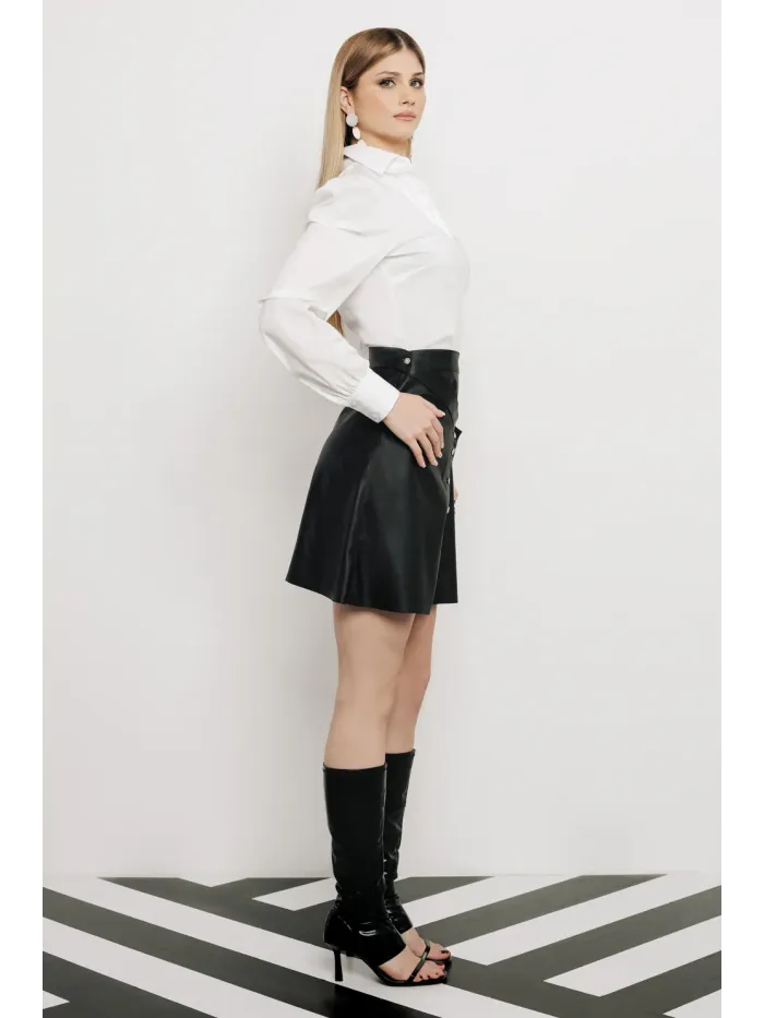 Amnesia FIZZI sukňa koženková